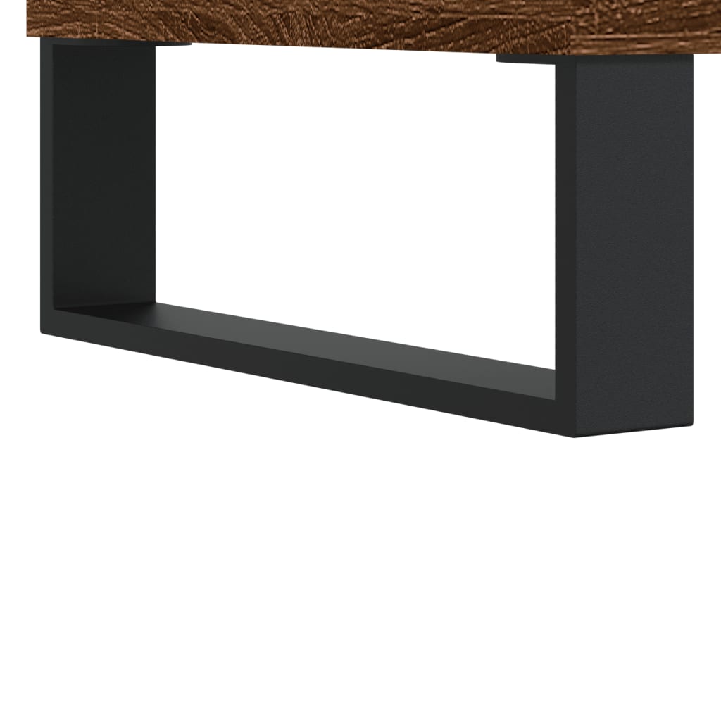 Table basse chêne marron 50x46x35 cm bois d’ingénierie - Tables basses