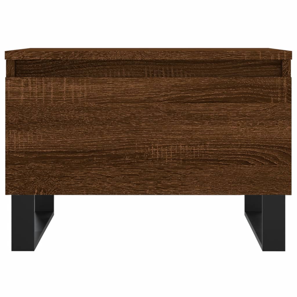 Table basse chêne marron 50x46x35 cm bois d’ingénierie - Tables basses