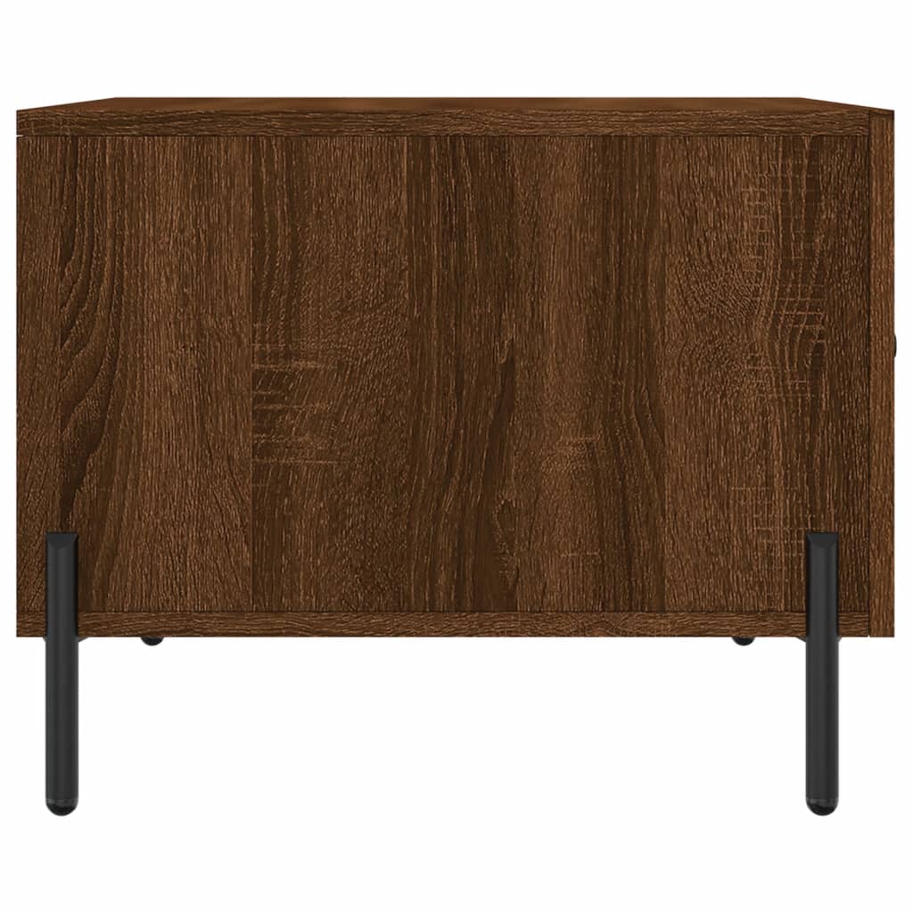 Table basse Chêne marron 50x50x40 cm Bois d’ingénierie - Tables basses