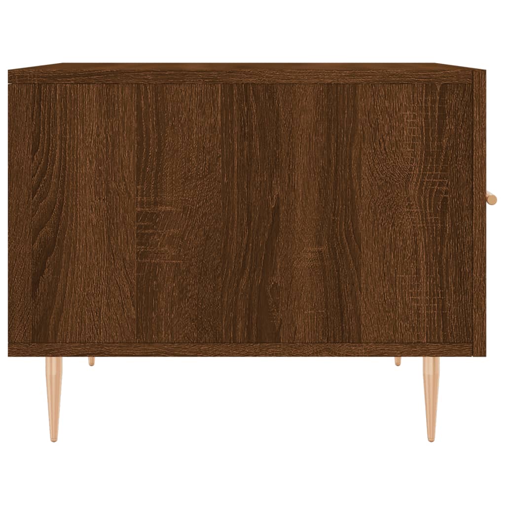 Table basse Chêne marron 50x50x40 cm Bois d’ingénierie - Tables basses