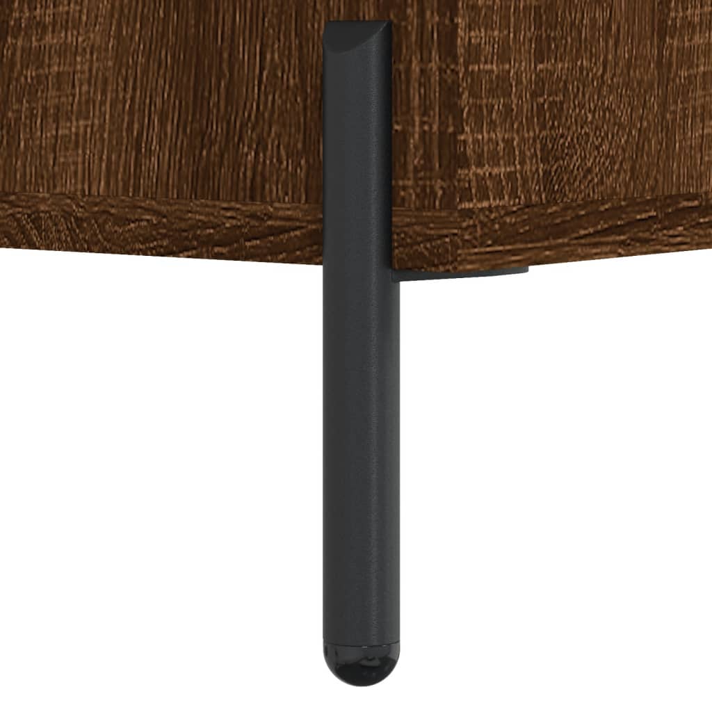 Table basse Chêne marron 50x50x40 cm Bois d’ingénierie - Tables basses