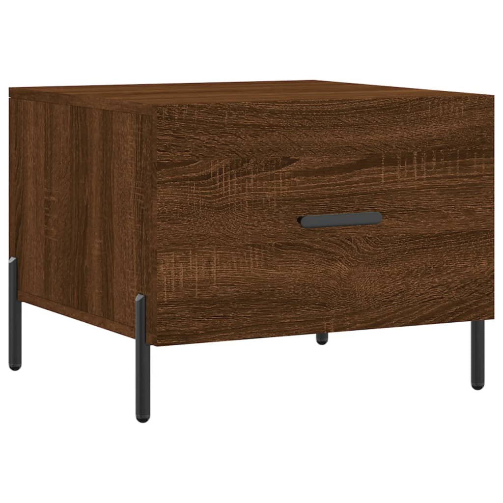 Table basse Chêne marron 50x50x40 cm Bois d’ingénierie - Tables basses