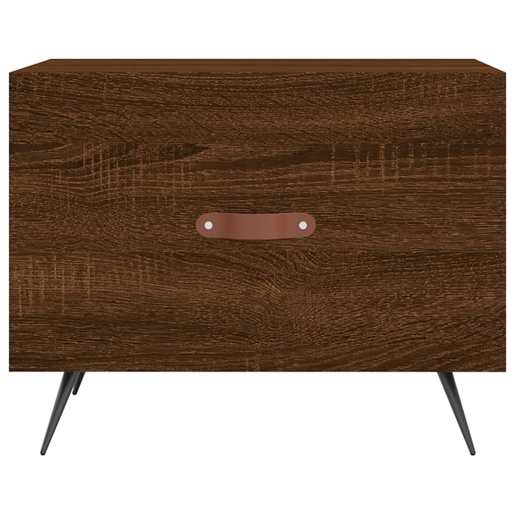 Table basse Chêne marron 50x50x40 cm Bois d’ingénierie - Tables basses