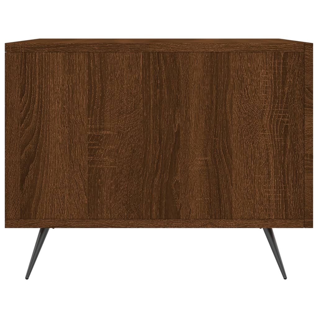 Table basse Chêne marron 50x50x40 cm Bois d’ingénierie - Tables basses