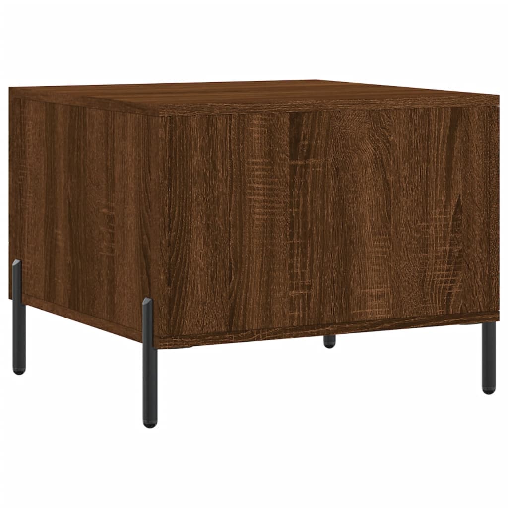 Table basse Chêne marron 50x50x40 cm Bois d’ingénierie - Tables basses