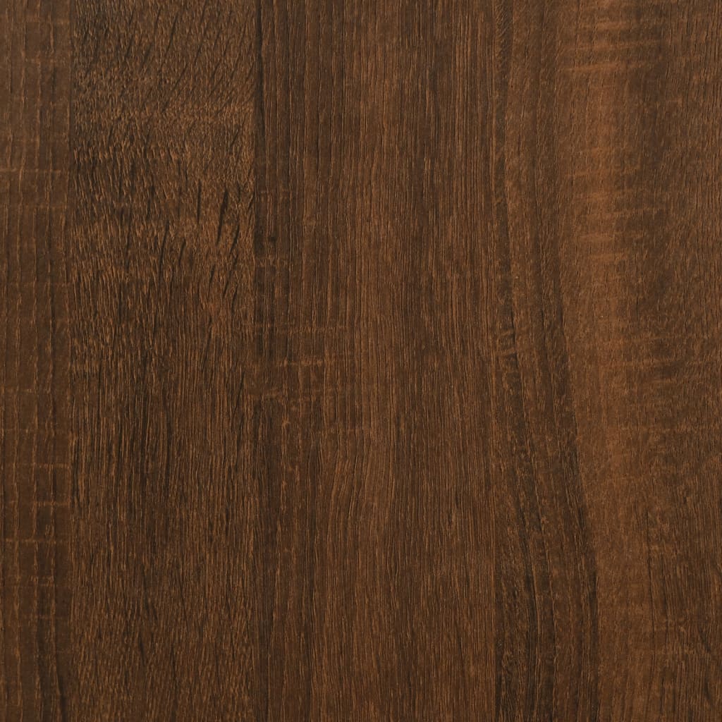 Table basse chêne marron 50x50x50 cm bois d’ingénierie - Tables basses