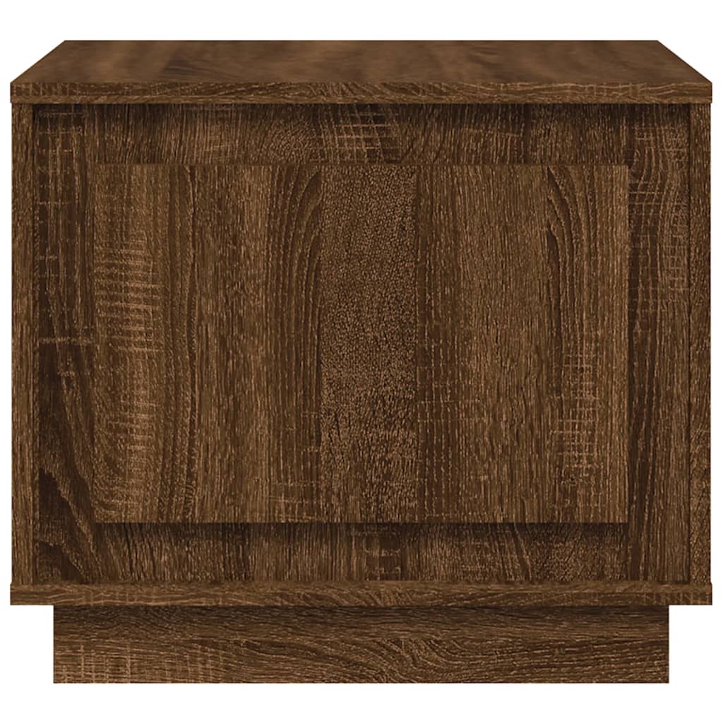 Table basse chêne marron 51x50x44 cm bois d’ingénierie - Tables basses