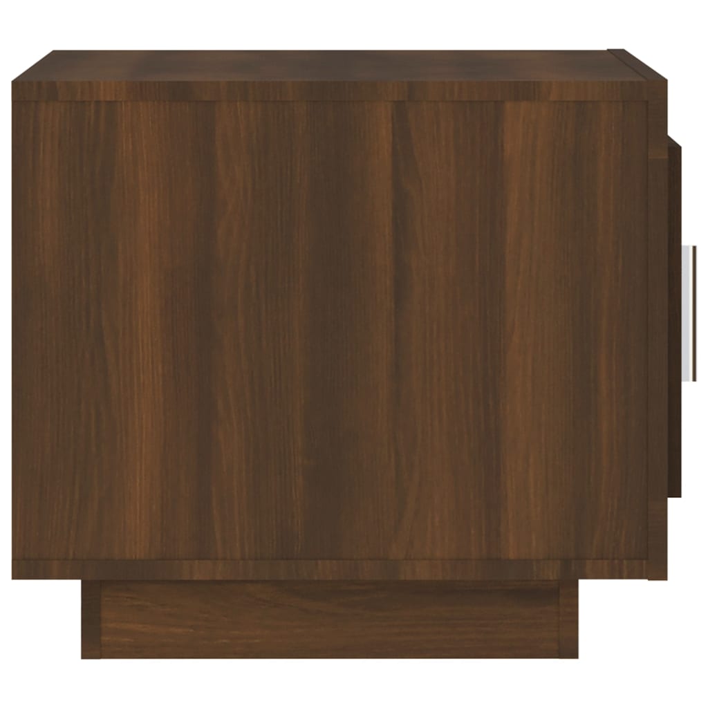 Table basse chêne marron 51x50x45 cm bois d’ingénierie - Tables basses