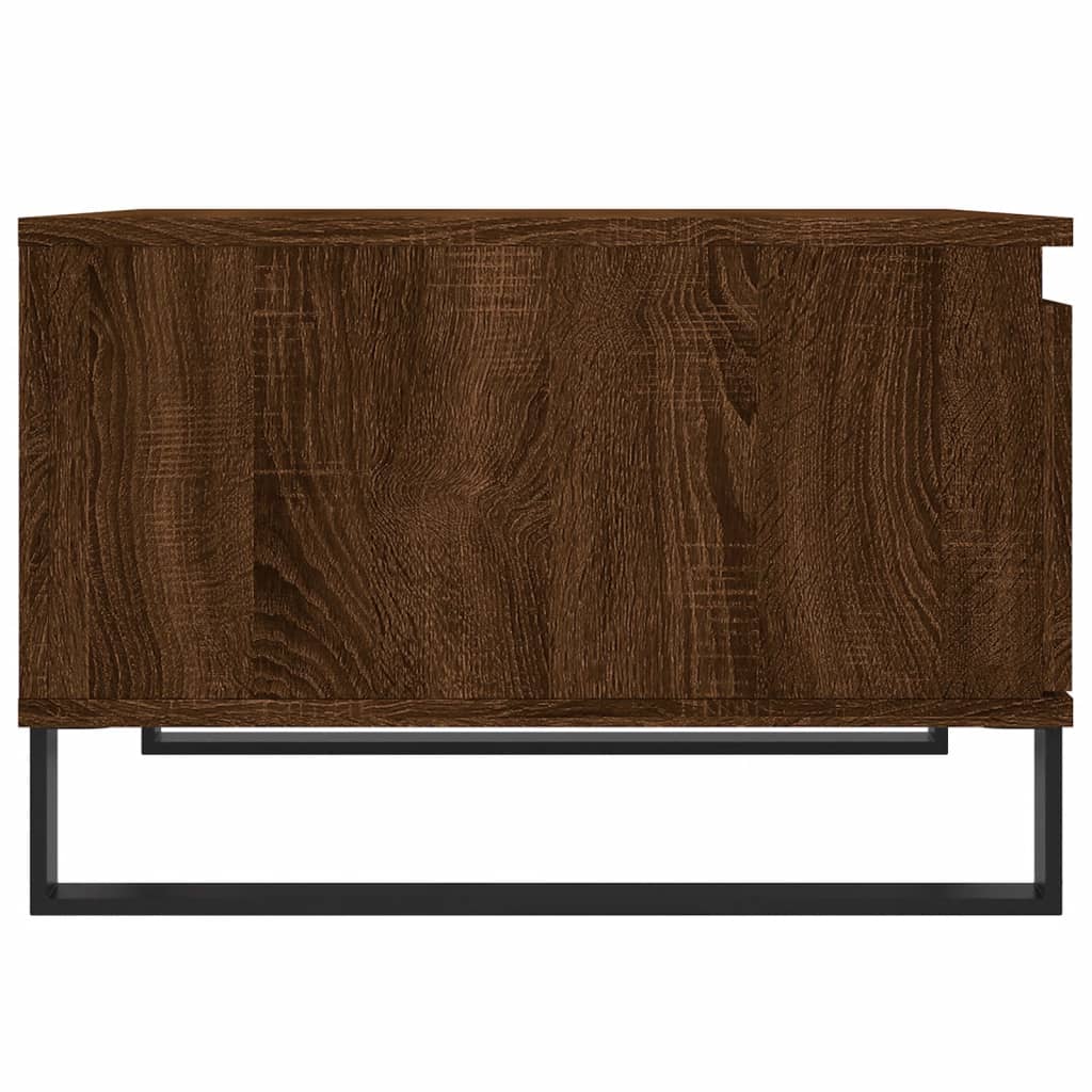 Table basse chêne marron 55x55x36,5 cm bois d’ingénierie - Tables basses