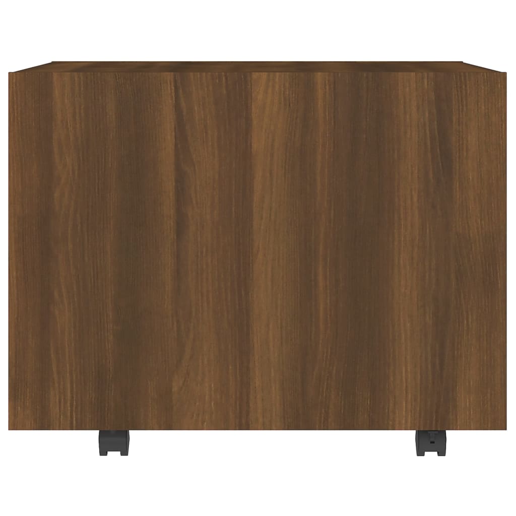 Table basse chêne marron 55x55x40 cm bois d’ingénierie - Tables basses
