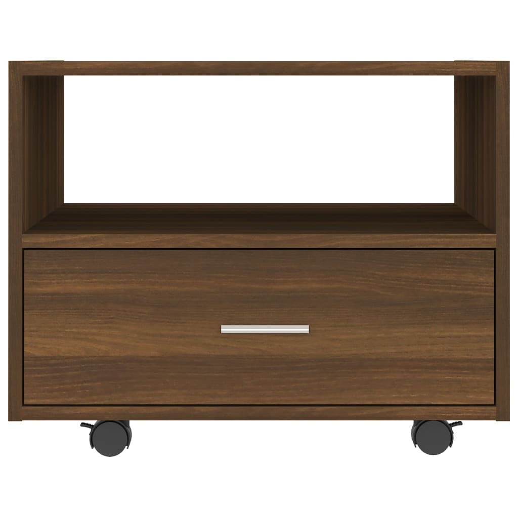 Table basse chêne marron 55x55x40 cm bois d’ingénierie - Tables basses
