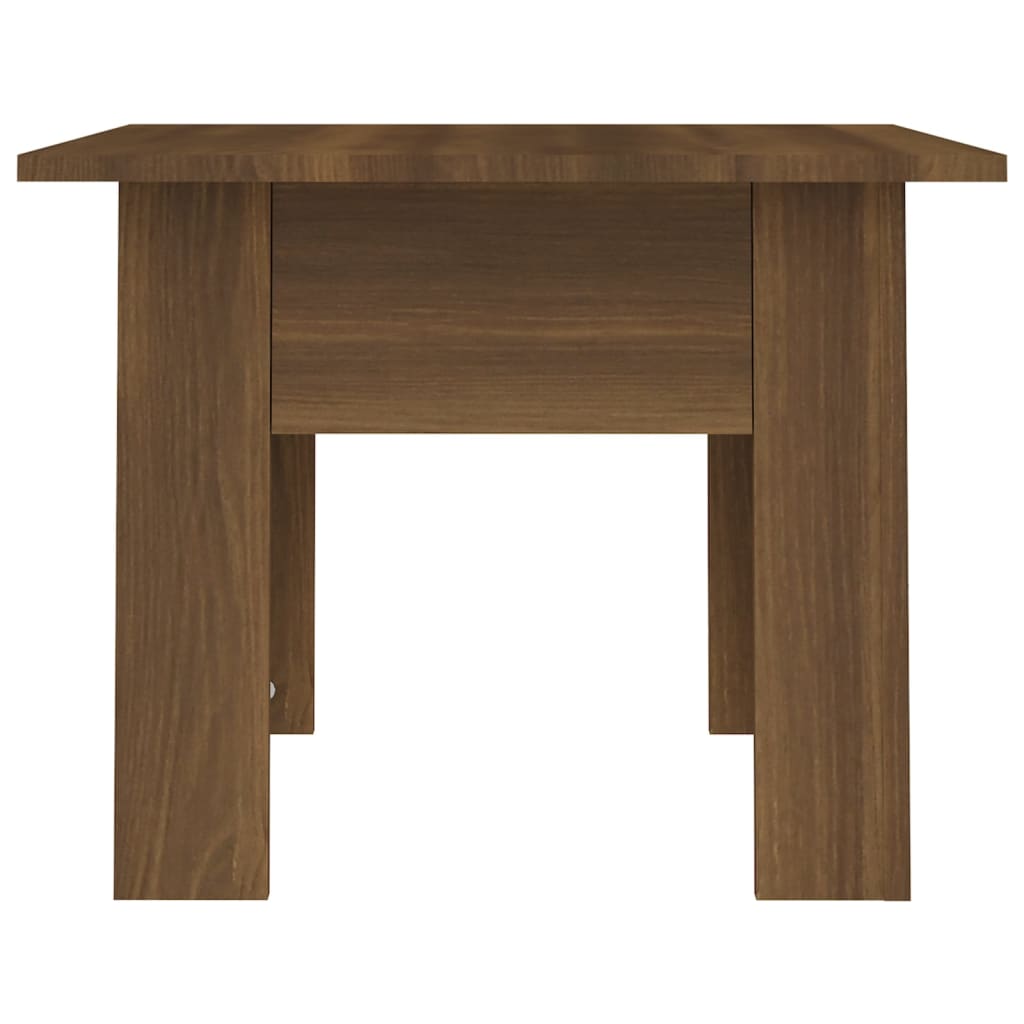 Table basse chêne marron 55x55x42 cm bois d’ingénierie - Tables basses