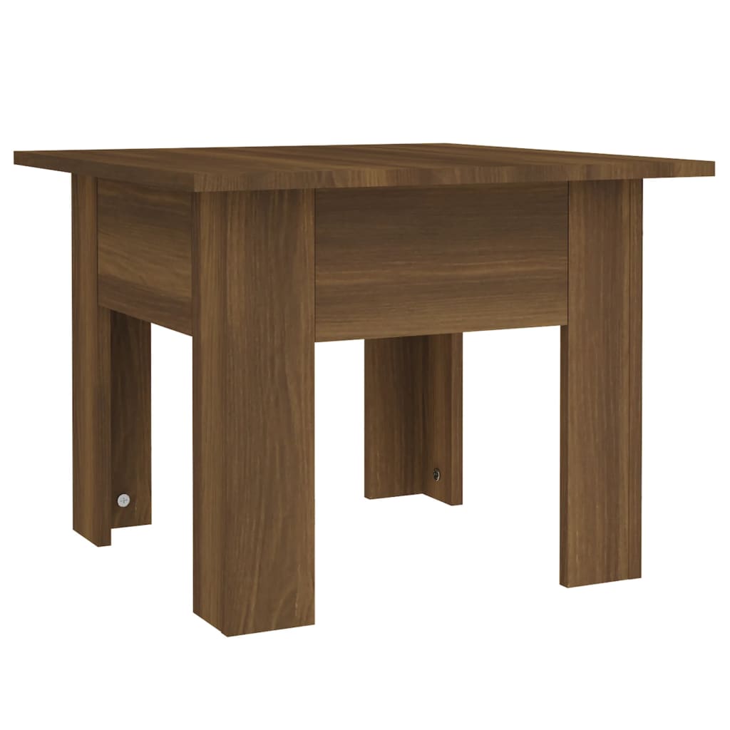 Table basse chêne marron 55x55x42 cm bois d’ingénierie - Tables basses