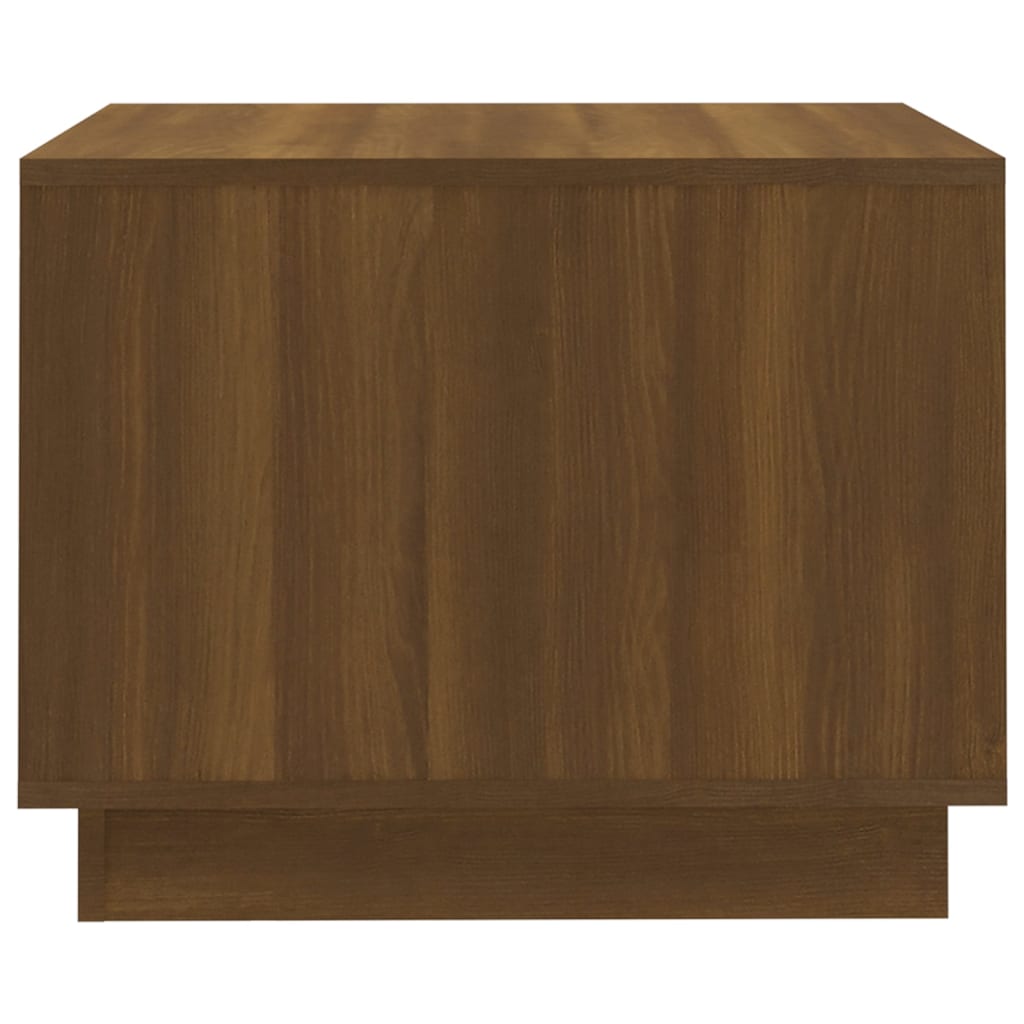 Table basse chêne marron 55x55x43 cm bois d’ingénierie - Tables basses