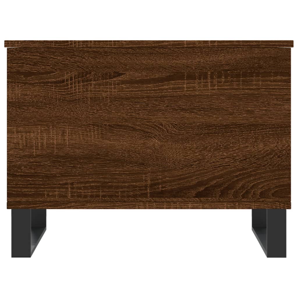 Table basse Chêne marron 60x44,5x45 cm Bois d’ingénierie - Tables basses