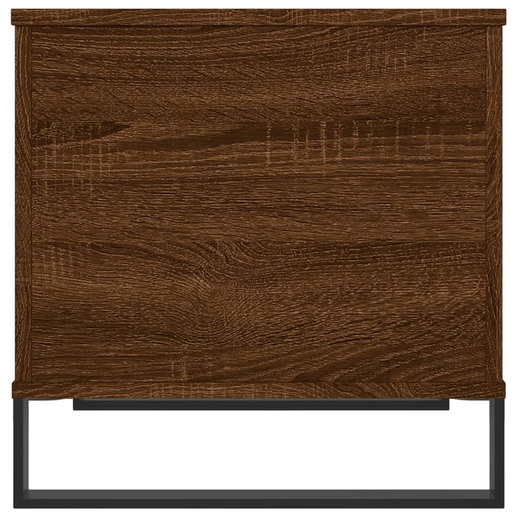 Table basse Chêne marron 60x44,5x45 cm Bois d’ingénierie - Tables basses