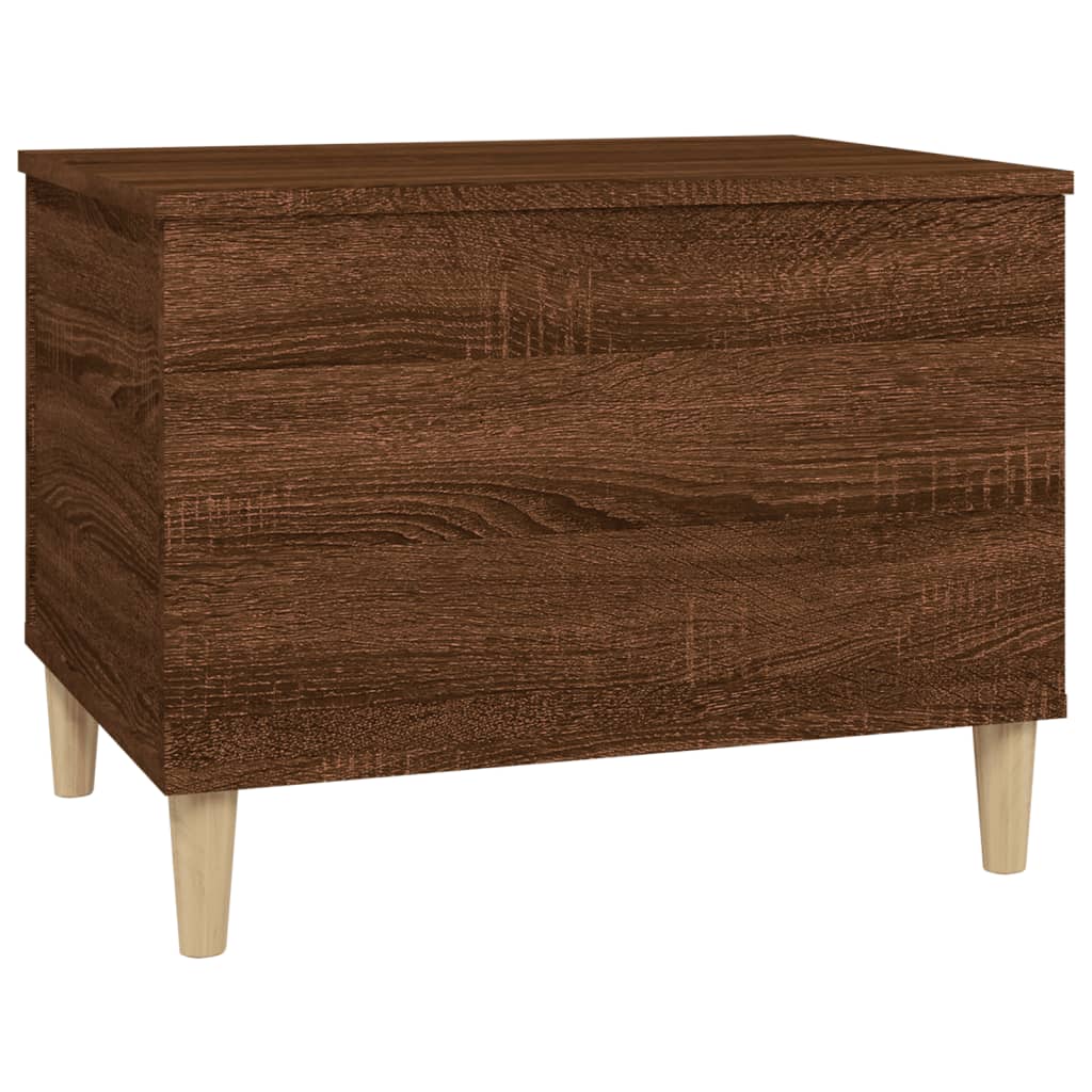 Table basse Chêne marron 60x44,5x45 cm Bois d’ingénierie - Tables basses