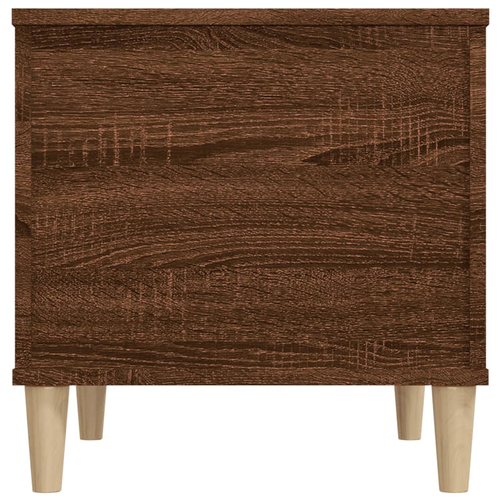 Table basse Chêne marron 60x44,5x45 cm Bois d’ingénierie - Tables basses