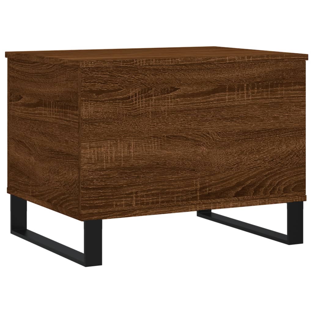 Table basse Chêne marron 60x44,5x45 cm Bois d’ingénierie - Tables basses