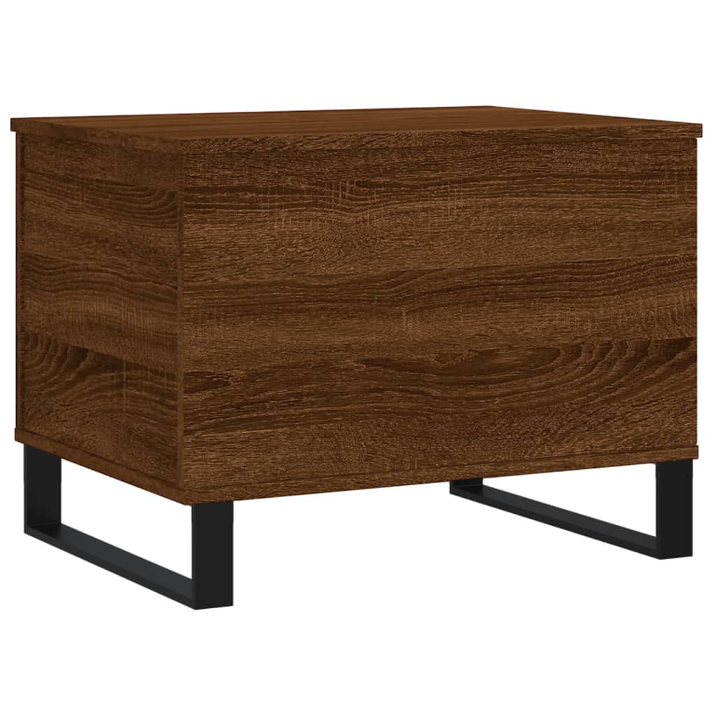 Table basse Chêne marron 60x44,5x45 cm Bois d’ingénierie - Tables basses