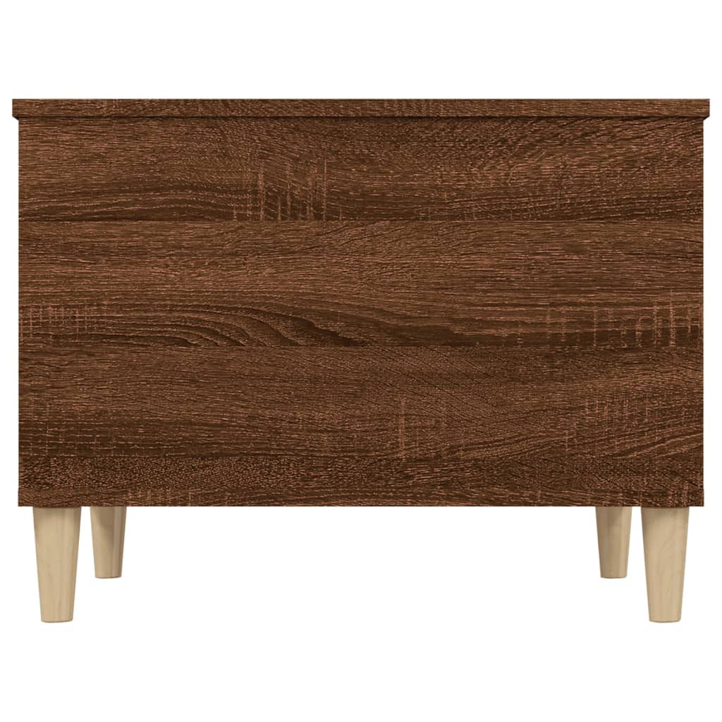 Table basse Chêne marron 60x44,5x45 cm Bois d’ingénierie - Tables basses