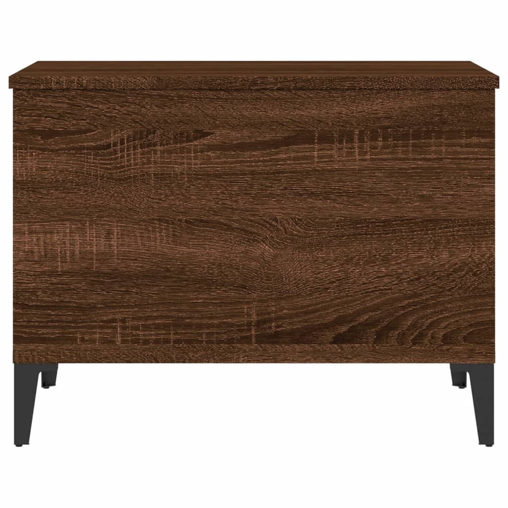 Table basse Chêne marron 60x44,5x45 cm Bois d’ingénierie - Tables basses