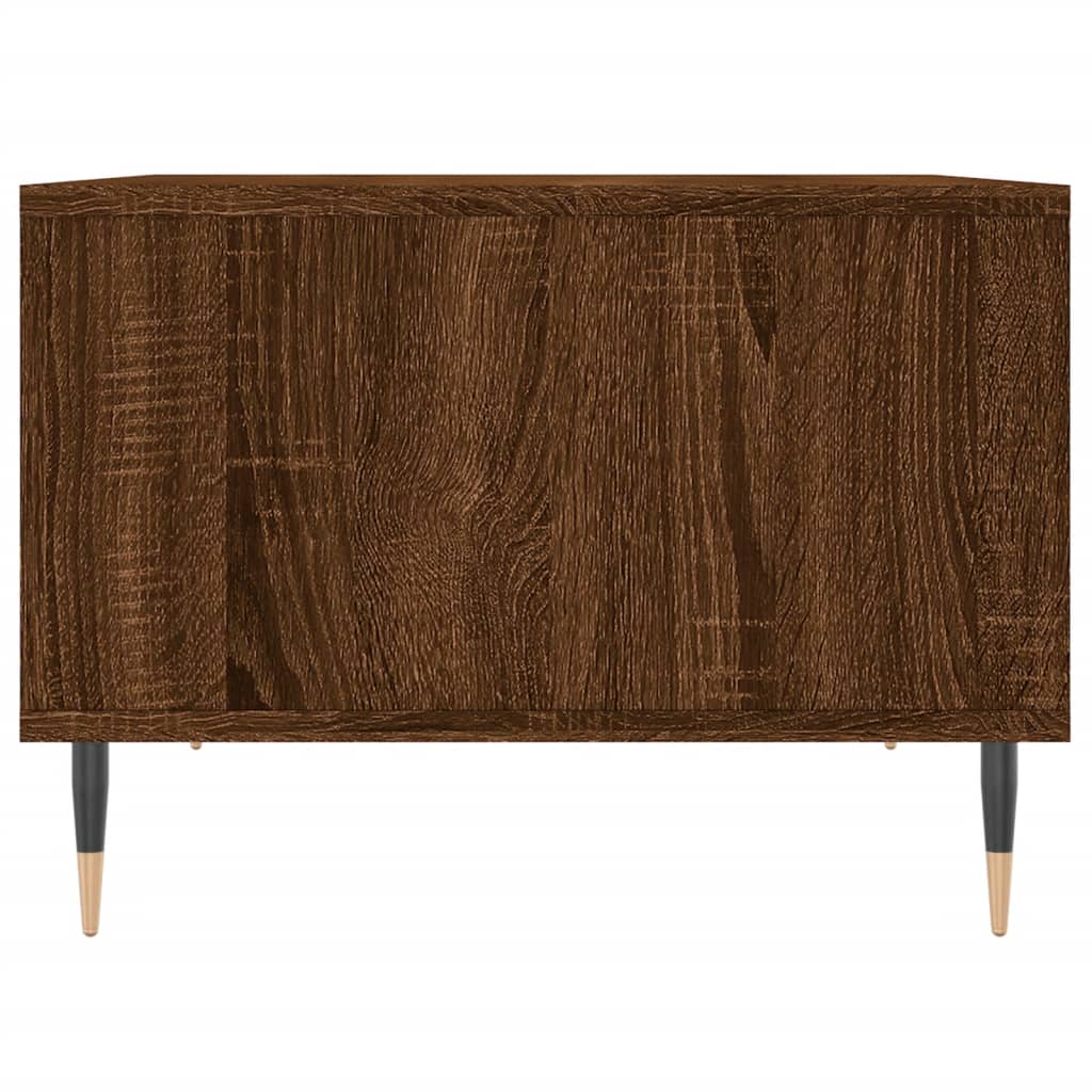 Table basse Chêne marron 60x50x36,5 cm Bois d’ingénierie - Tables basses