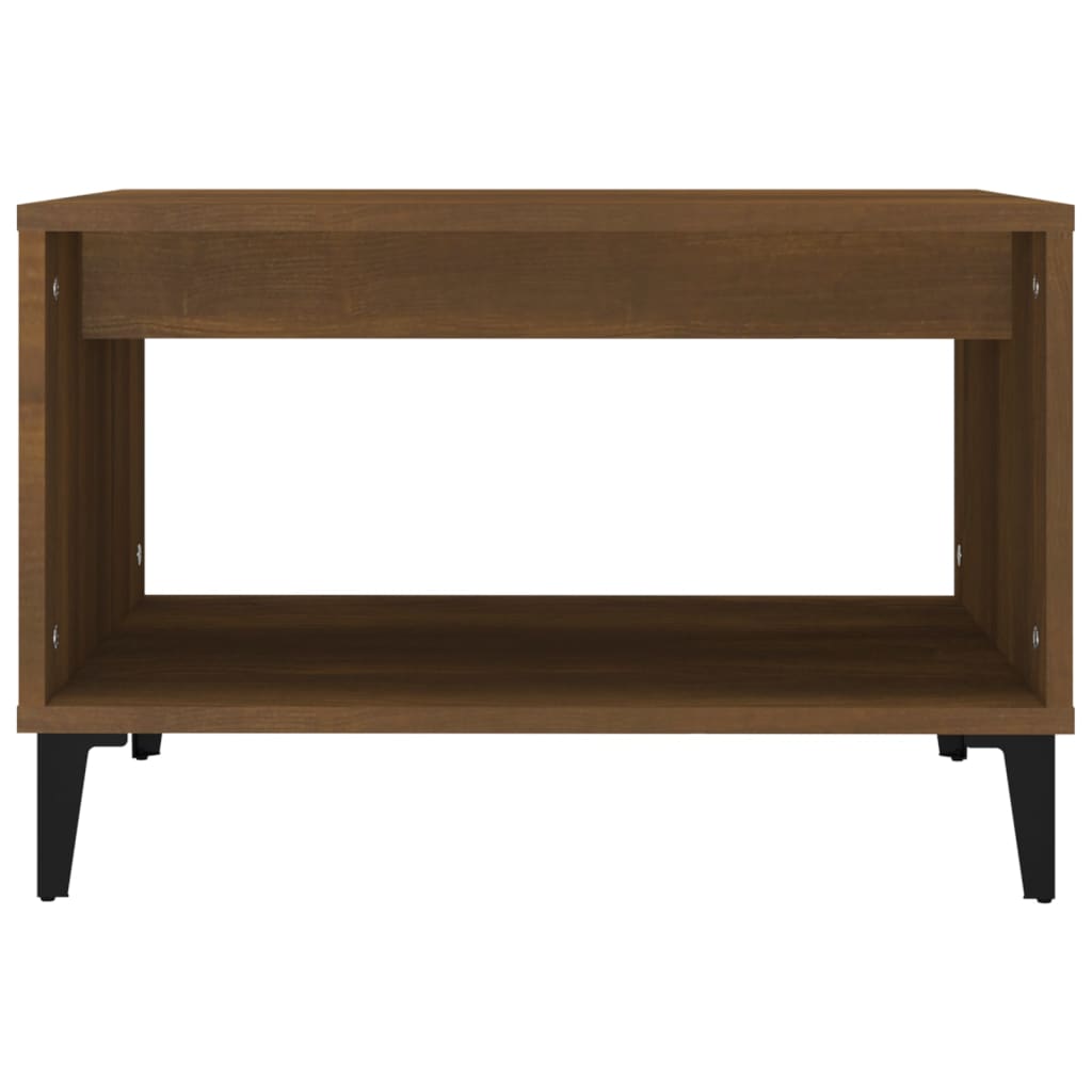 Table basse Chêne marron 60x50x40 cm Bois d’ingénierie - Tables basses