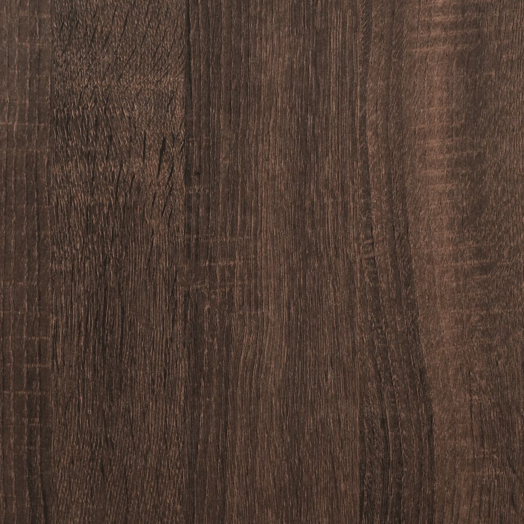 Table basse chêne marron 80x50x50 cm Bois d’ingénierie - Tables basses