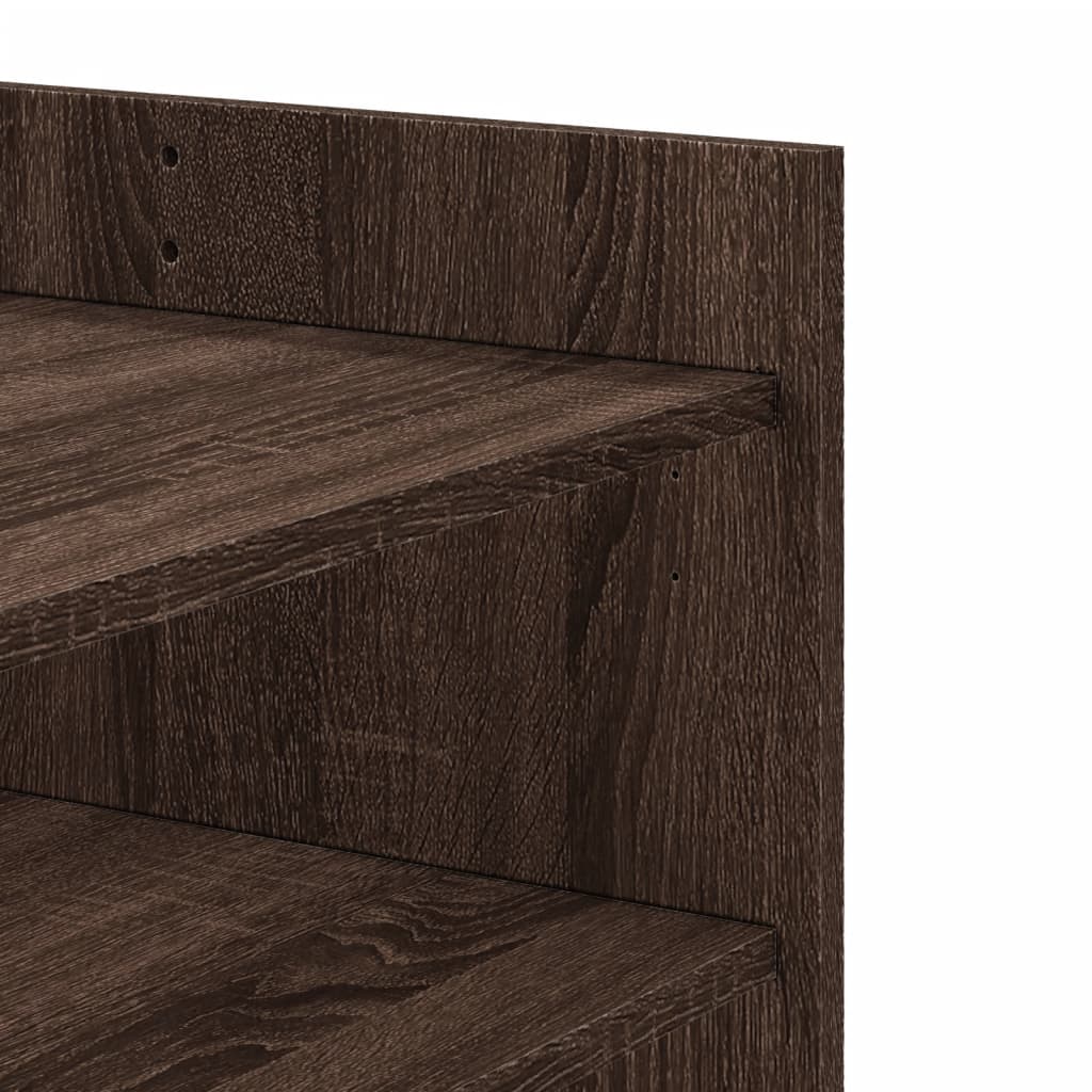 Table basse chêne marron 80x50x50 cm Bois d’ingénierie - Tables basses