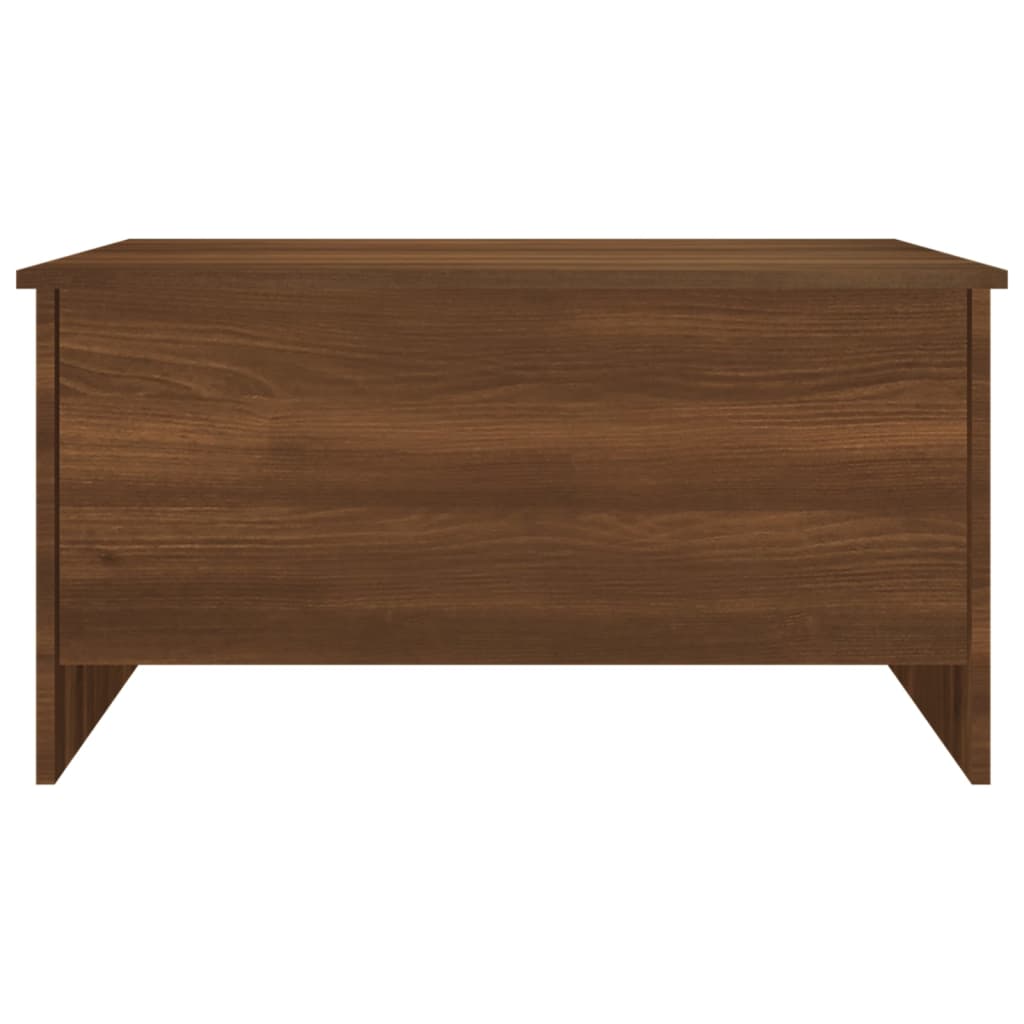 Table basse Chêne marron 80x55,5x41,5 cm Bois d’ingénierie - Tables basses