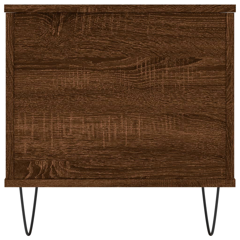 Table basse Chêne marron 90x44,5x45 cm Bois d’ingénierie - Tables basses