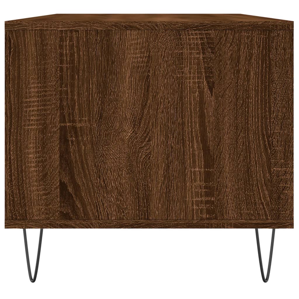 Table basse Chêne marron 90x49x45 cm Bois d’ingénierie - Tables basses