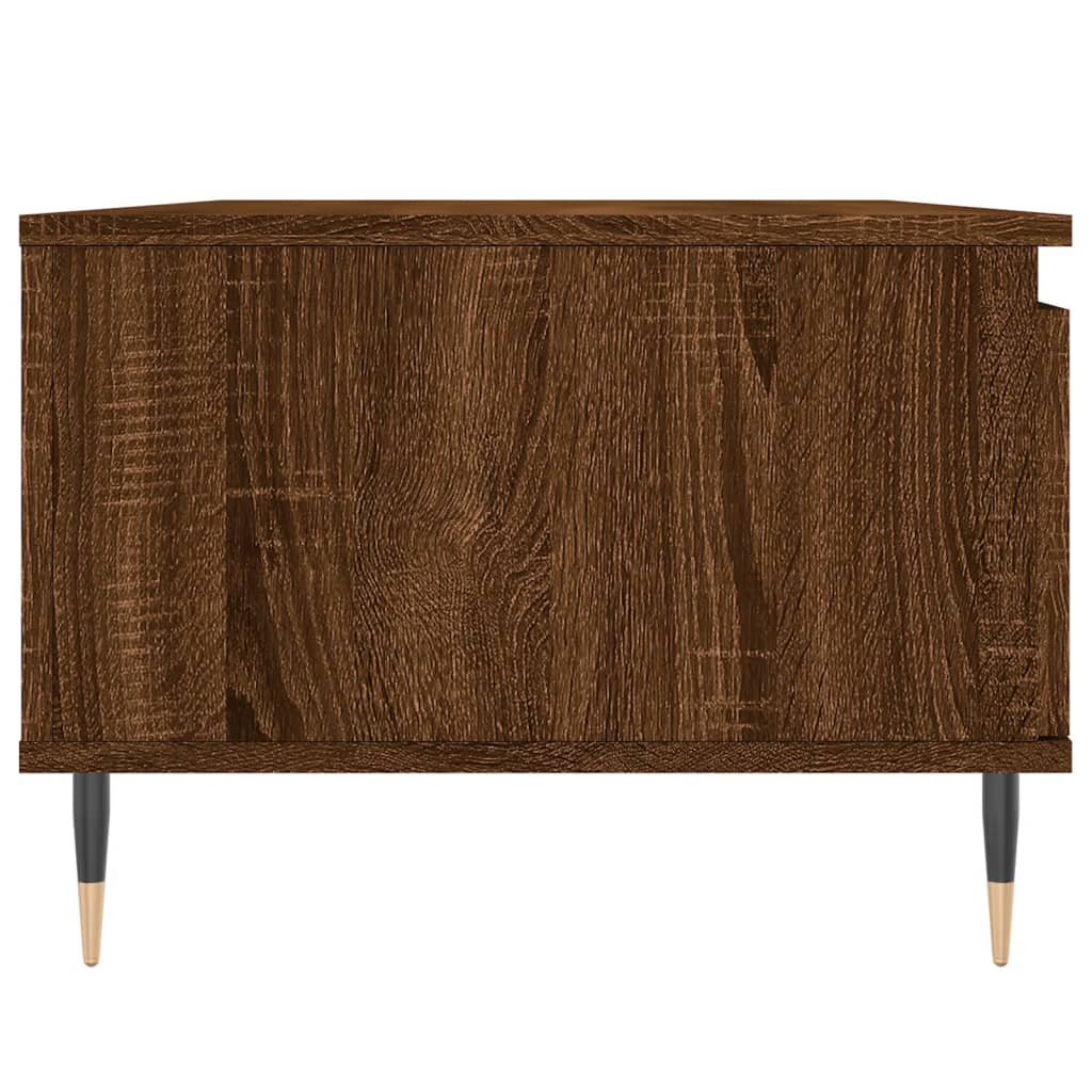 Table basse Chêne marron 90x50x36,5 cm Bois d’ingénierie - Tables basses