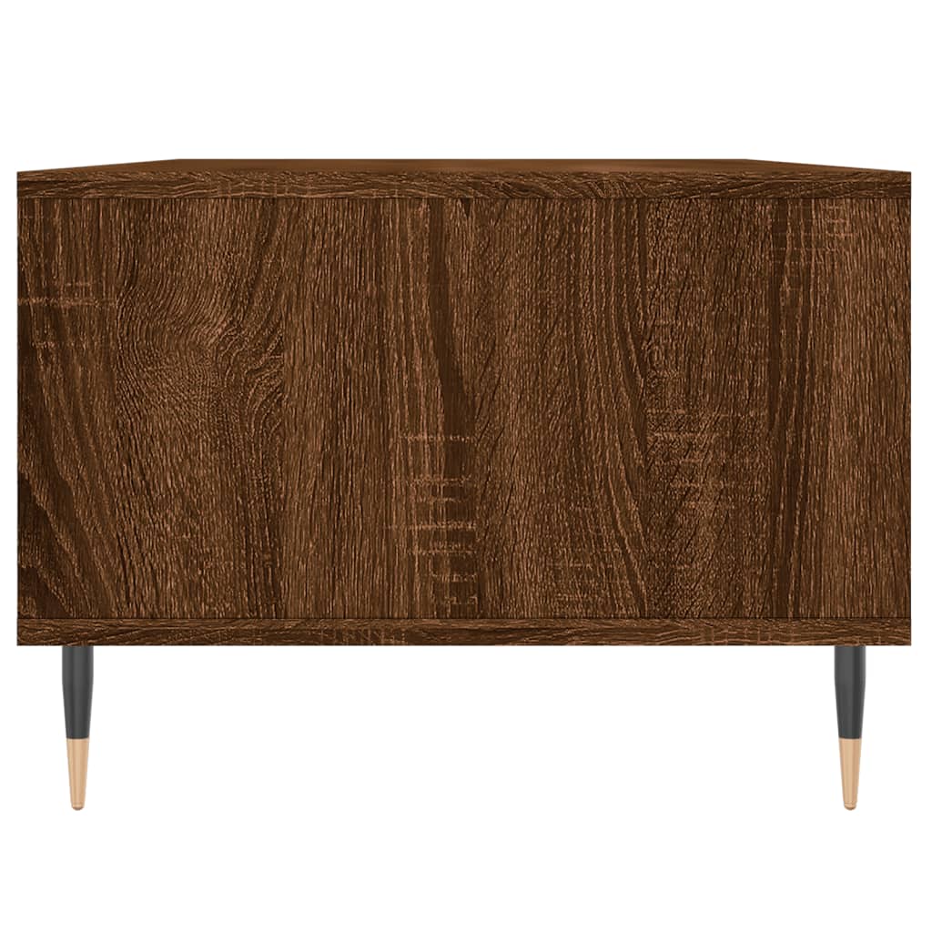Table basse Chêne marron 90x50x36,5 cm Bois d’ingénierie - Tables basses