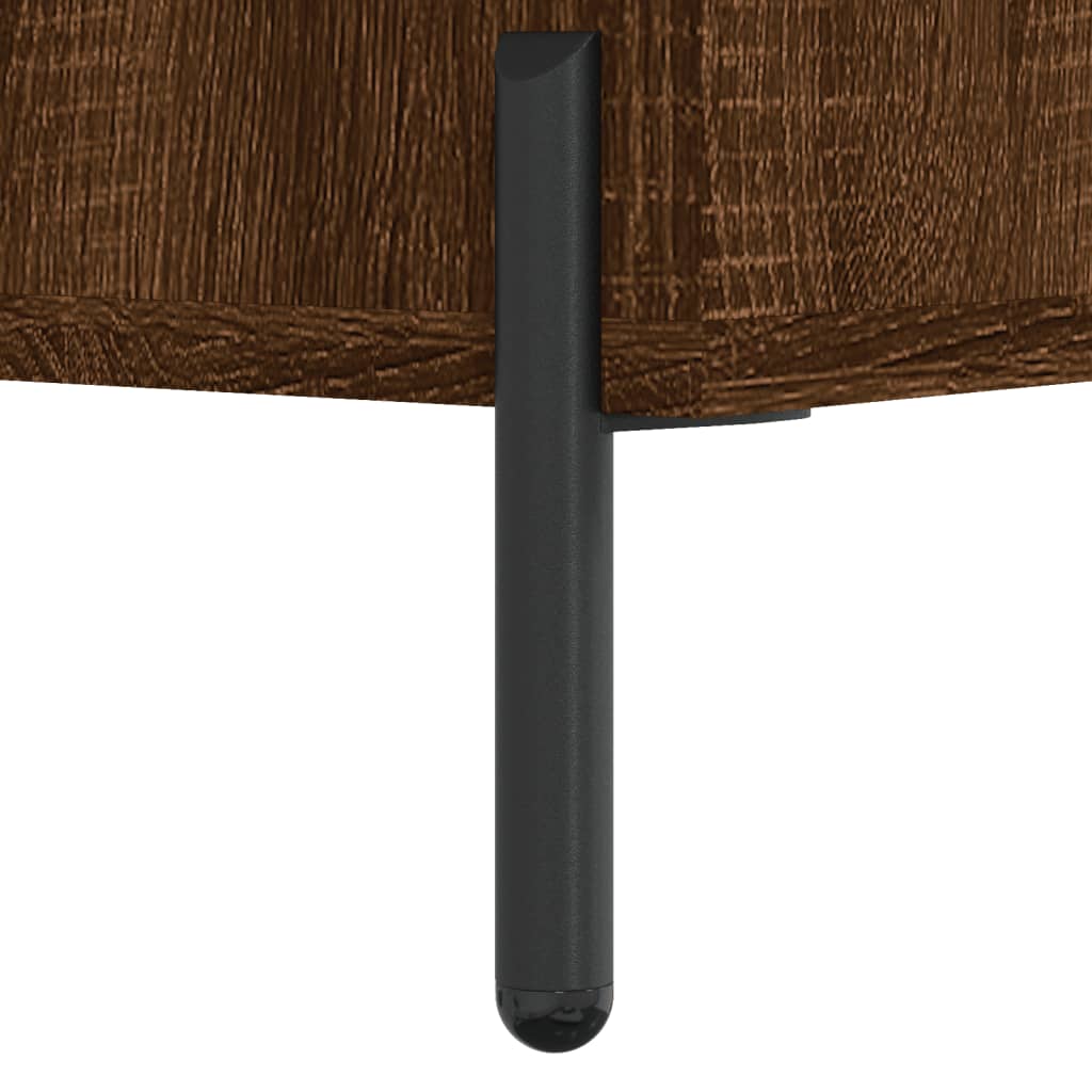 Table basse chêne marron 90x50x40 cm bois d’ingénierie - Tables basses