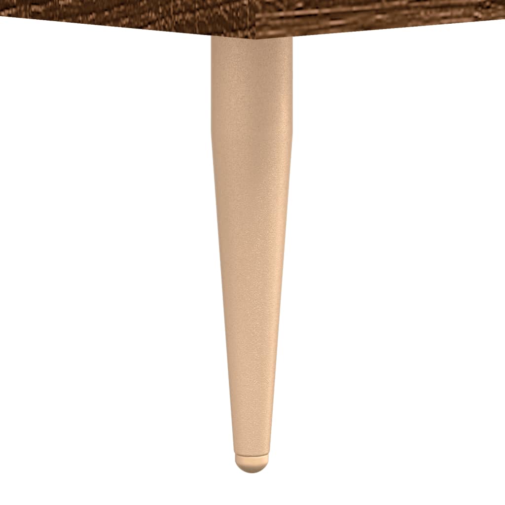 Table basse chêne marron 90x50x40 cm bois d’ingénierie - Tables basses