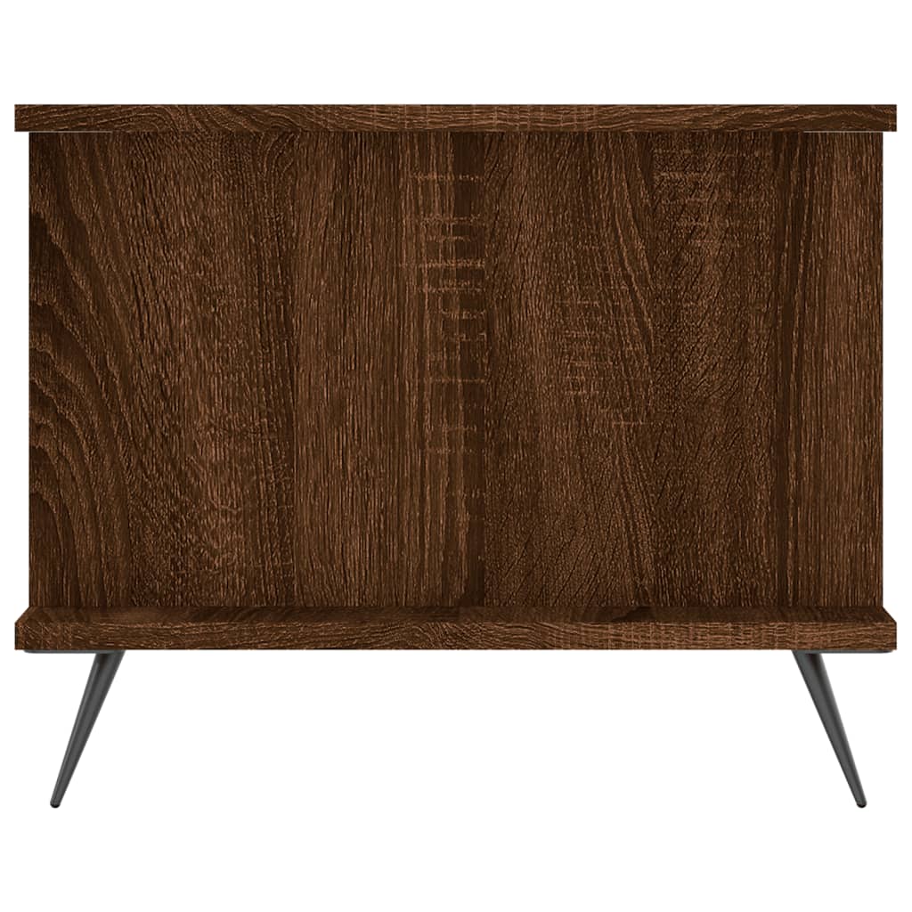 Table basse chêne marron 90x50x40 cm bois d’ingénierie - Tables basses