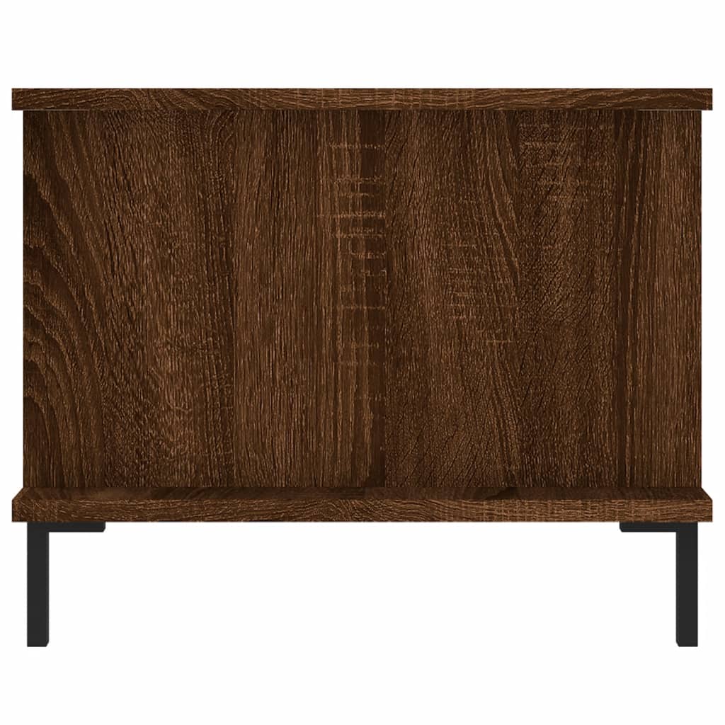 Table basse chêne marron 90x50x40 cm bois d’ingénierie - Tables basses