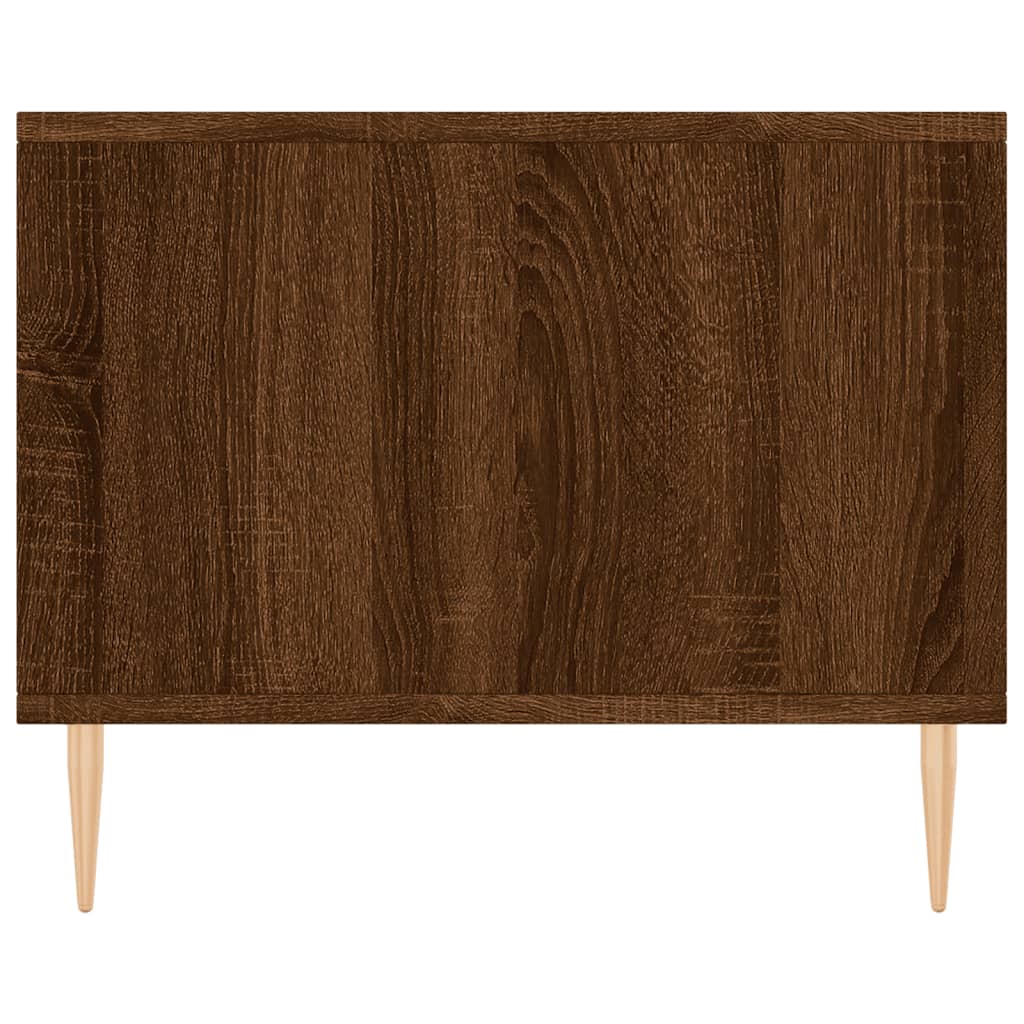 Table basse chêne marron 90x50x40 cm bois d’ingénierie - Tables basses