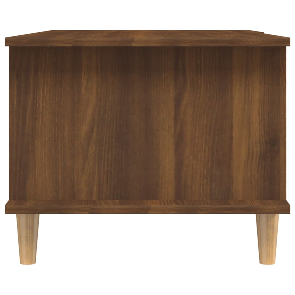 Table basse chêne marron 90x50x40 cm bois d’ingénierie - Tables basses