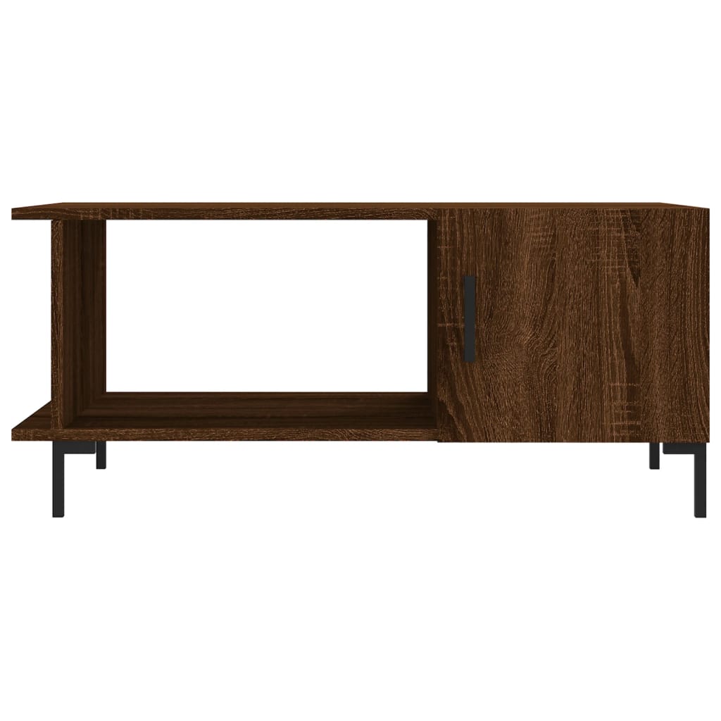 Table basse chêne marron 90x50x40 cm bois d’ingénierie - Tables basses