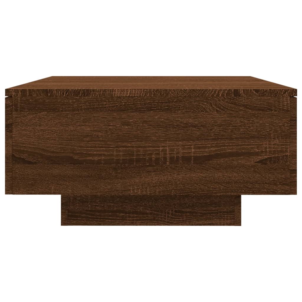 Table basse Chêne marron 90x60x31 cm Bois d’ingénierie - Tables basses