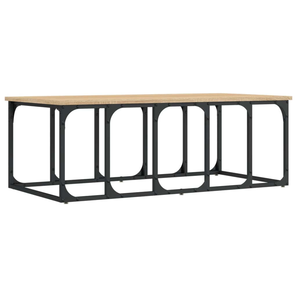 Table basse chêne sonoma 100x50x35,5 cm bois d’ingénierie - Tables basses