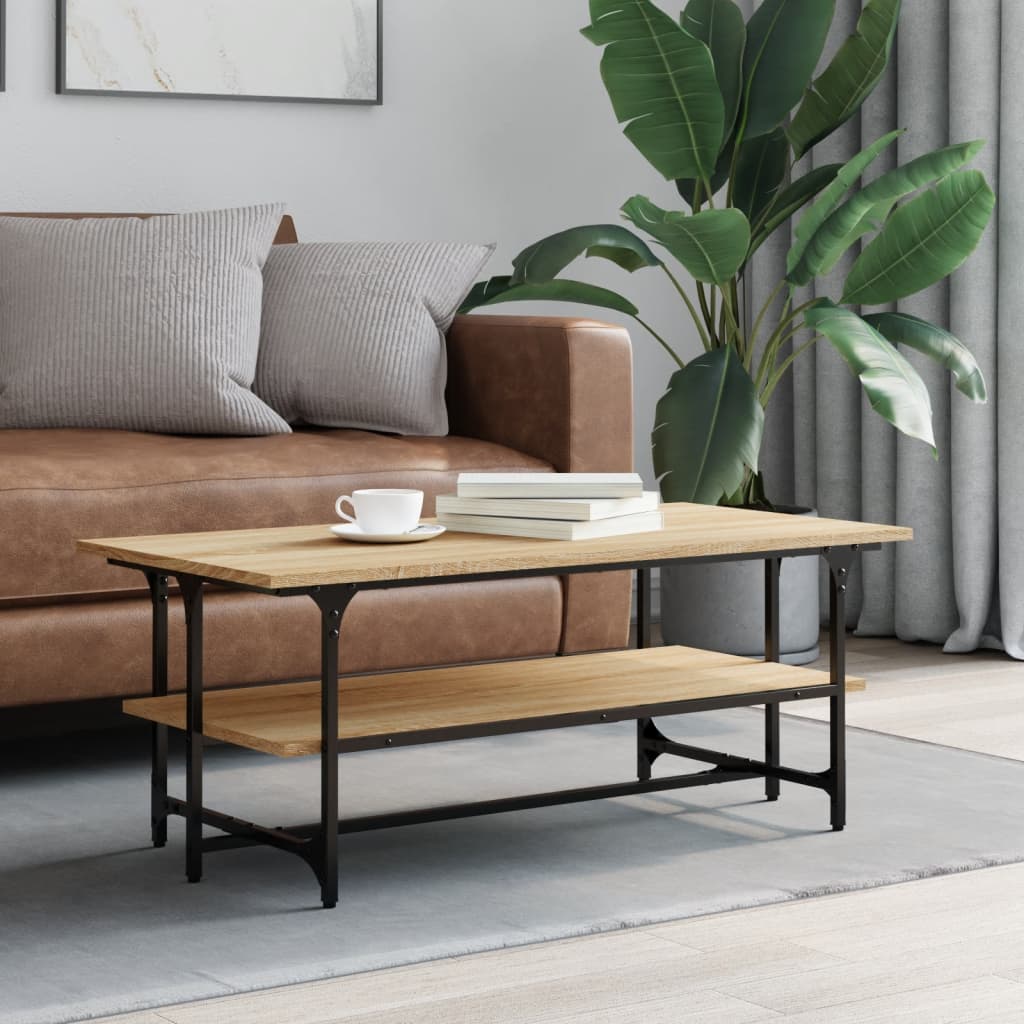 Table basse Chêne sonoma 100x50x40 cm Bois d’ingénierie - Tables basses