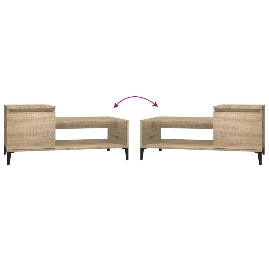 Table basse Chêne sonoma 100x50x45 cm Bois d’ingénierie - Tables basses