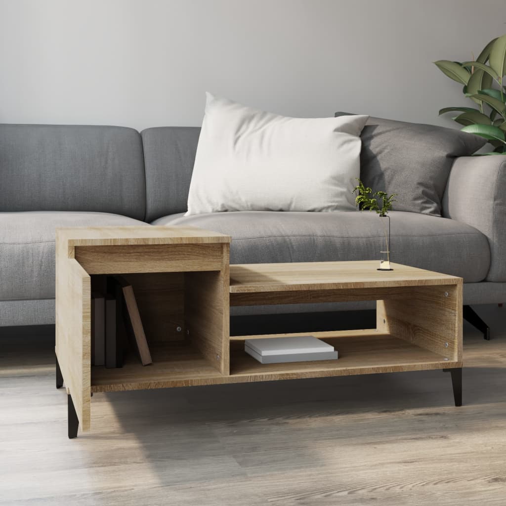 Table basse Chêne sonoma 100x50x45 cm Bois d’ingénierie - Tables basses