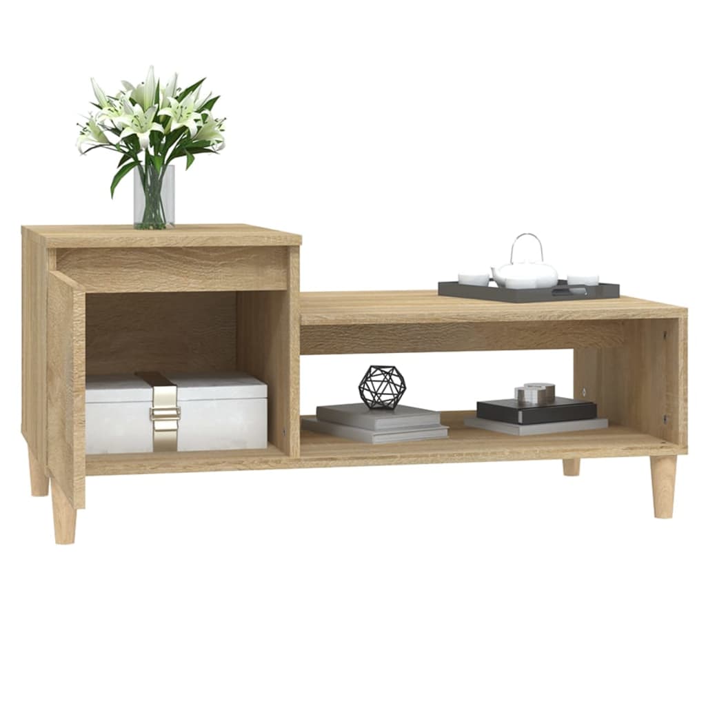 Table basse Chêne sonoma 100x50x45 cm Bois d’ingénierie - Tables basses