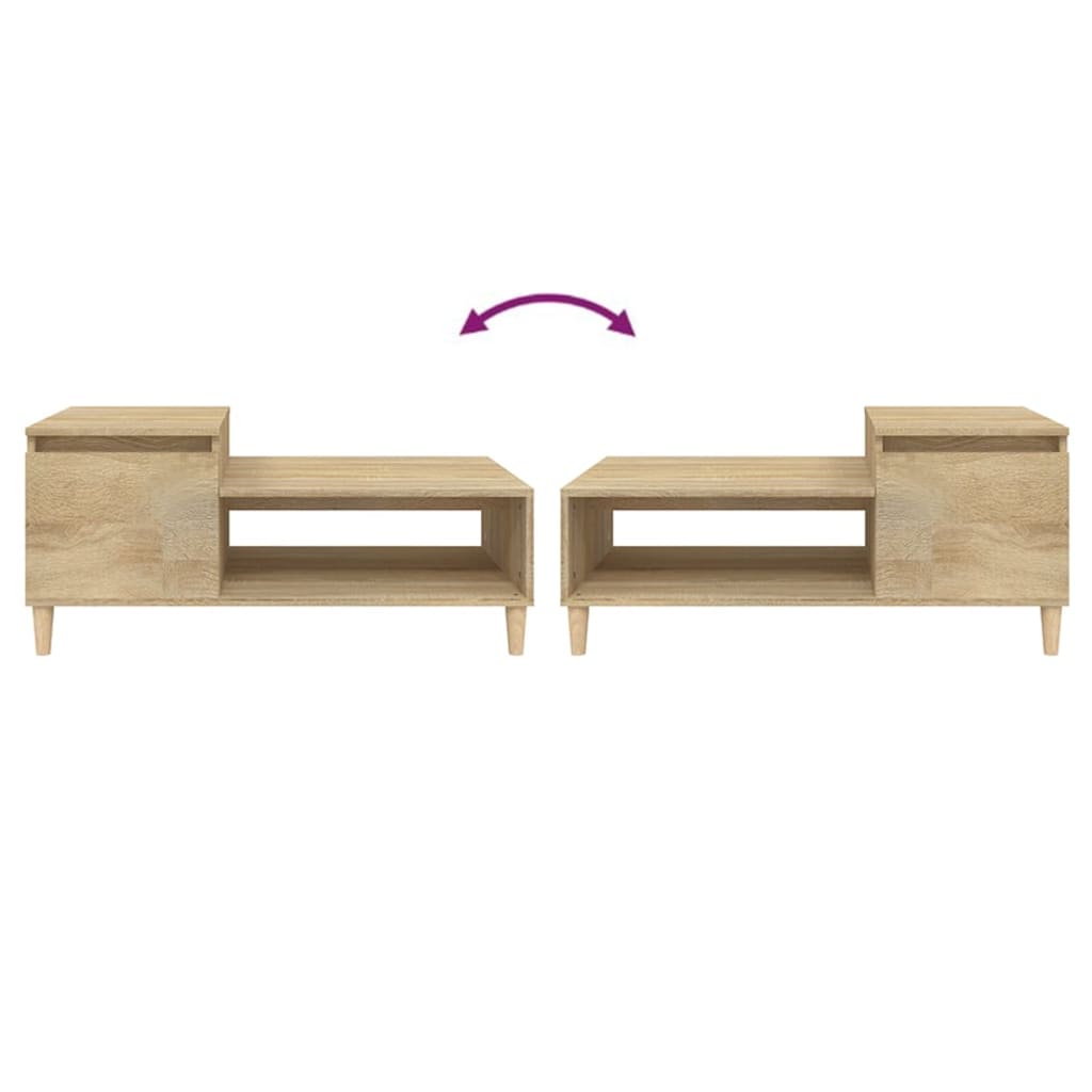 Table basse Chêne sonoma 100x50x45 cm Bois d’ingénierie - Tables basses