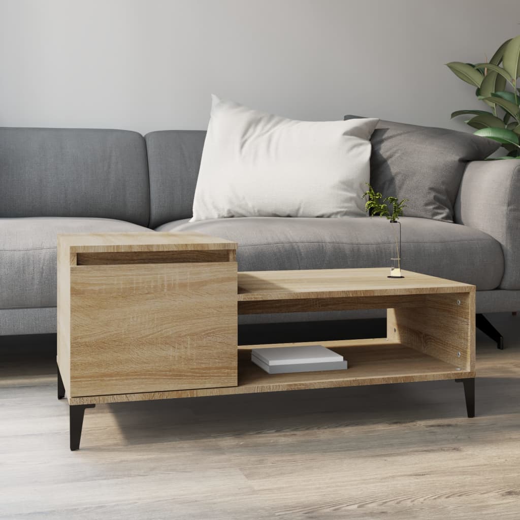 Table basse Chêne sonoma 100x50x45 cm Bois d’ingénierie - Tables basses